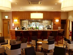 A hotel bar area, decorated by Anston Decorators Limited.